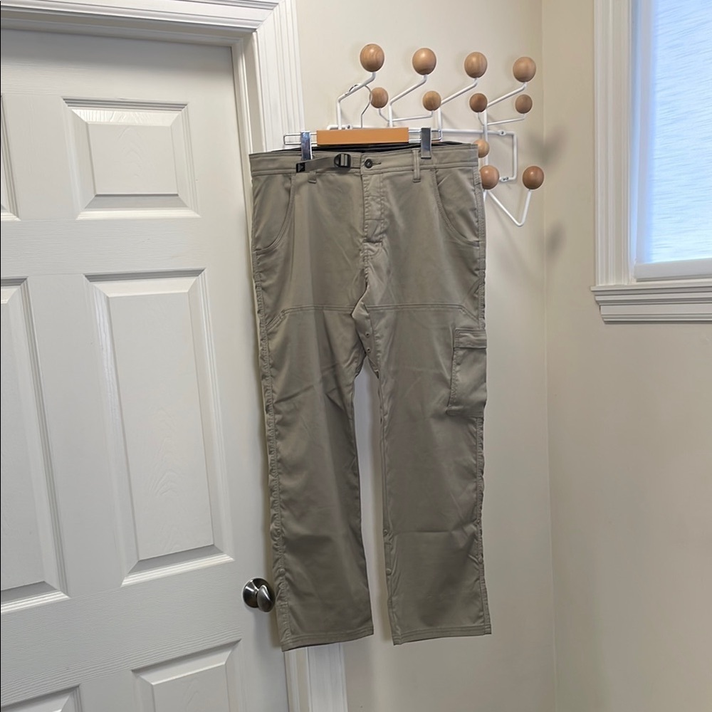 Prana - Classic Outdoor Hiking Loose Pants - Cream - 34x30